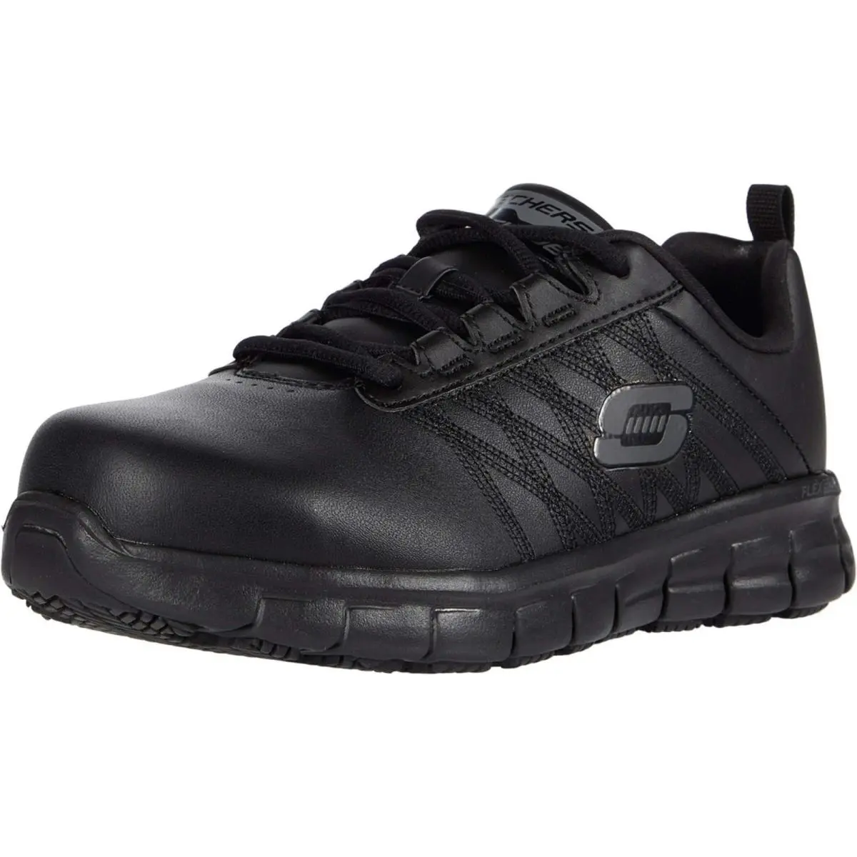 Skechers Womens Work Sure Trackmartley Womens Oxford BM US Black Size 8