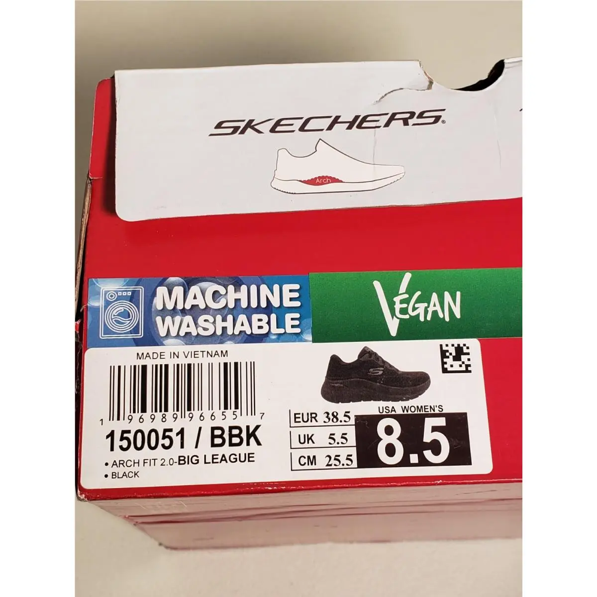 Skechers shoes - Skechers Arch Fit 2.0 Big League - 150051-BBK - Black 2