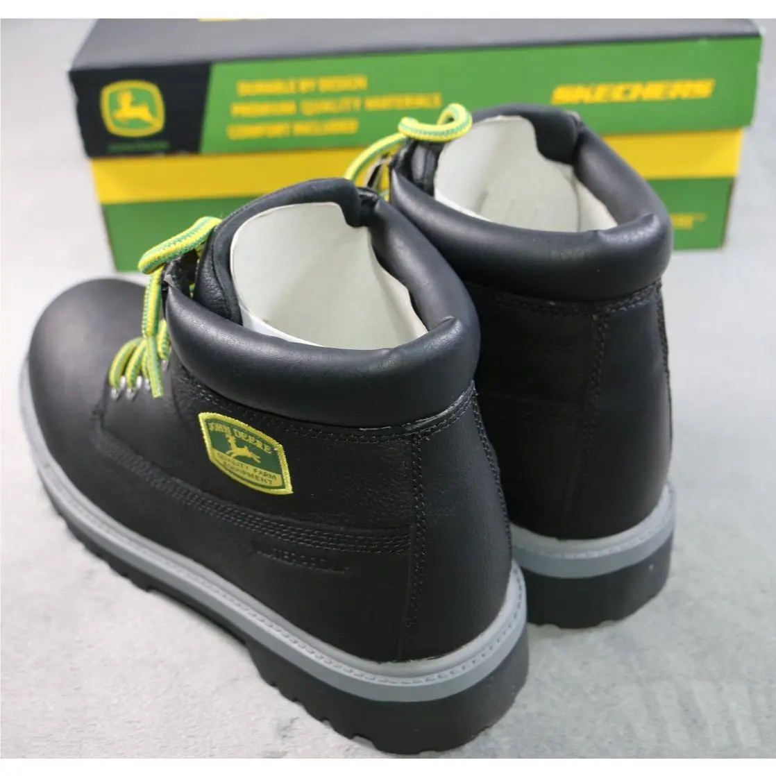 Skechers shoes - Skechers John Deere by Skechers Sergeants-Dozer - Black 6