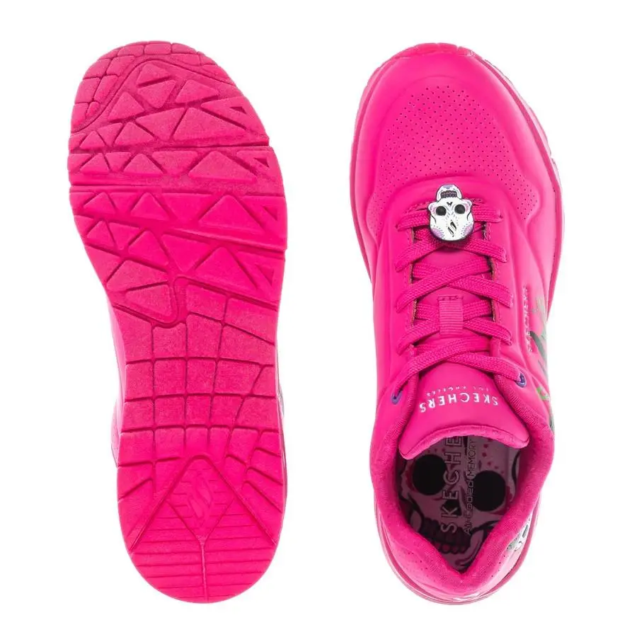 Skechers shoes - SKECHERS UNO DE MUERTOS - UNO MUERTOS - (Dia De Muertos) Hot Pink - 155436 3