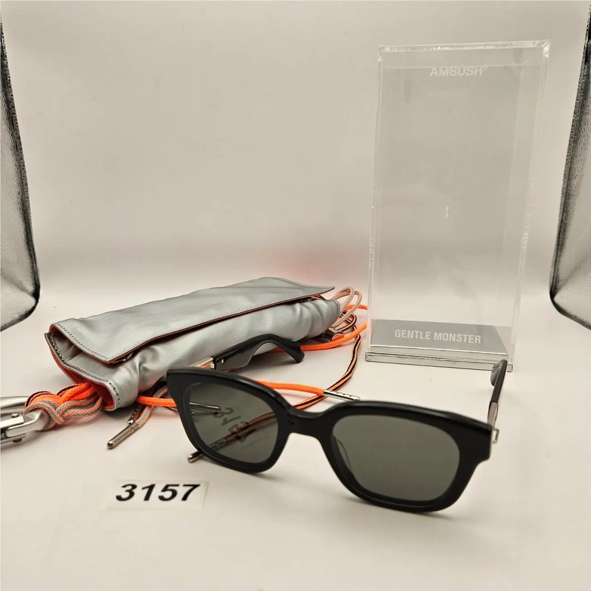 Ambush X Gentle Monster Carabiner 1 01 Black Sunglasses