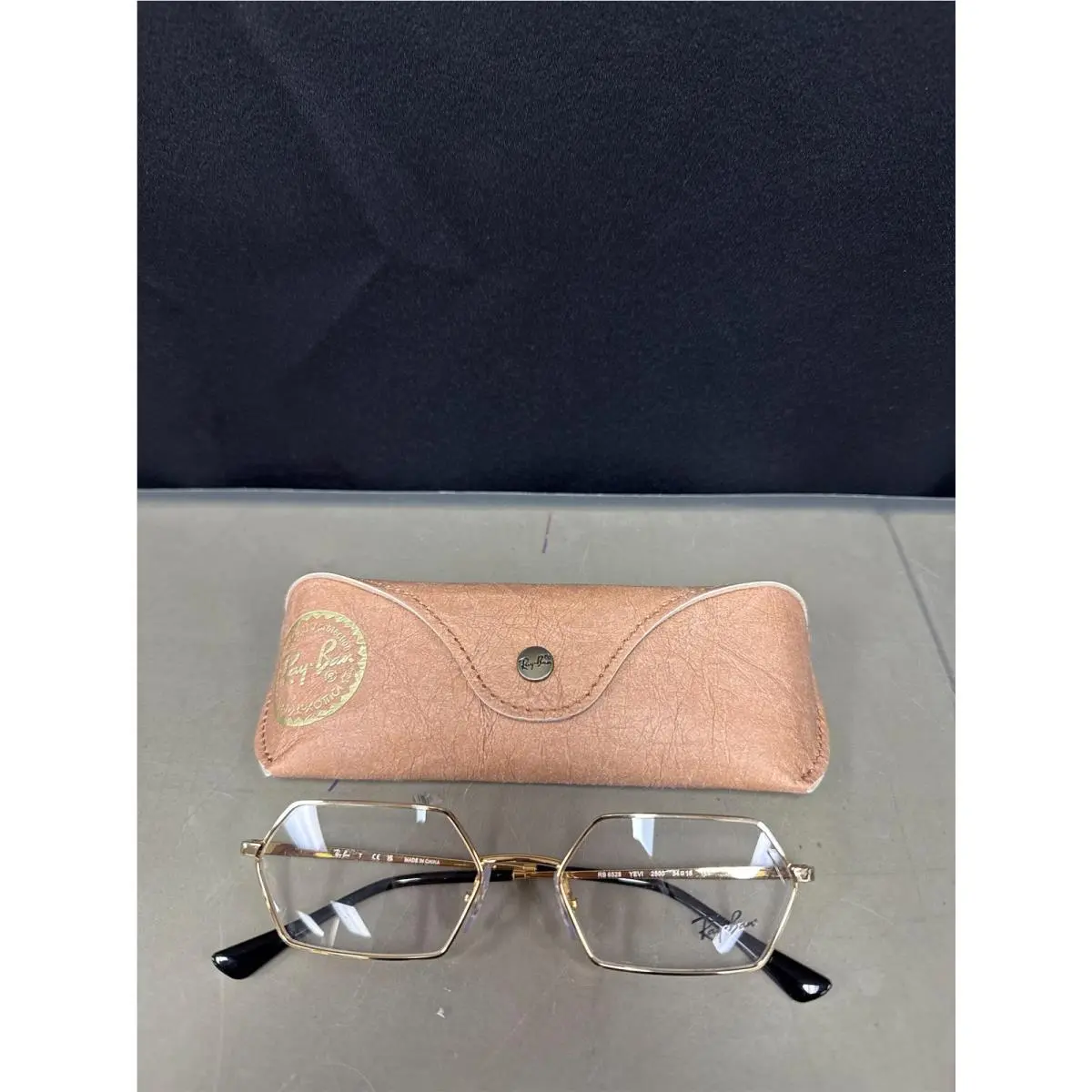 Ray Ban 6528 Gold Arista 145/54-18 Demo Lens