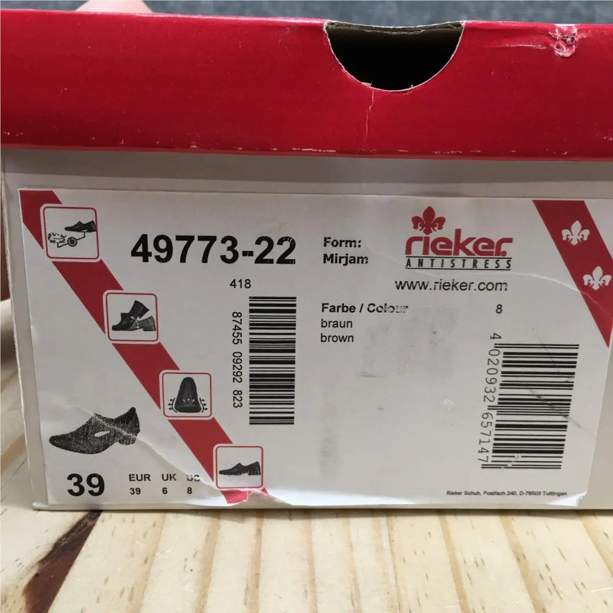 Rieker shoes - Rieker Mirjam - Mirjam - Brown 17