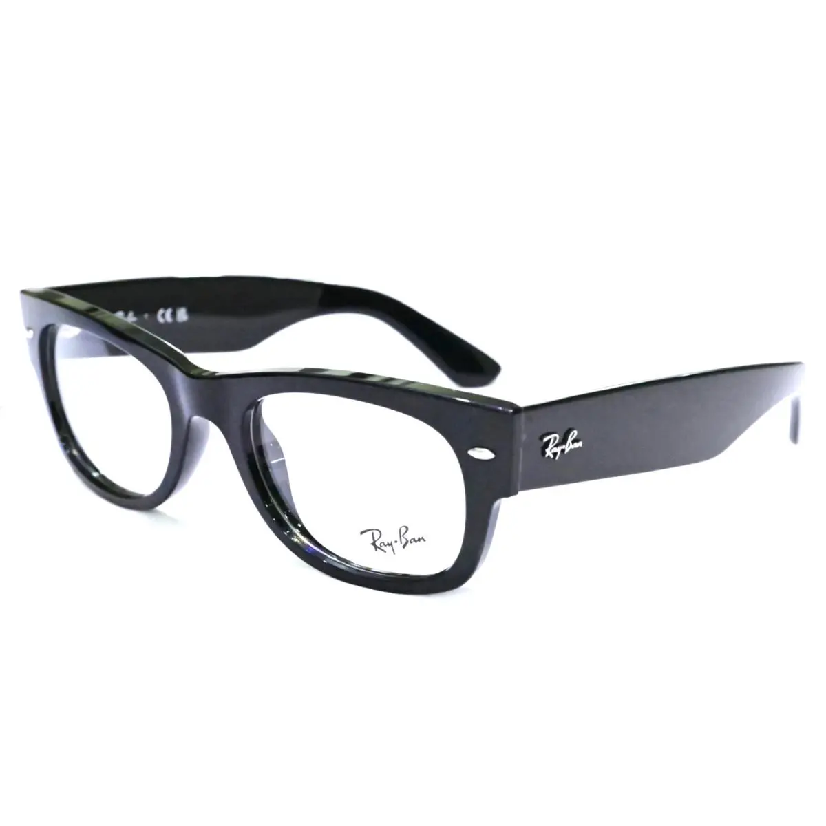 Ray-ban Mega Wayfarer II Eyeglasses RB 0832V 2000 52-21 145 Black Frames