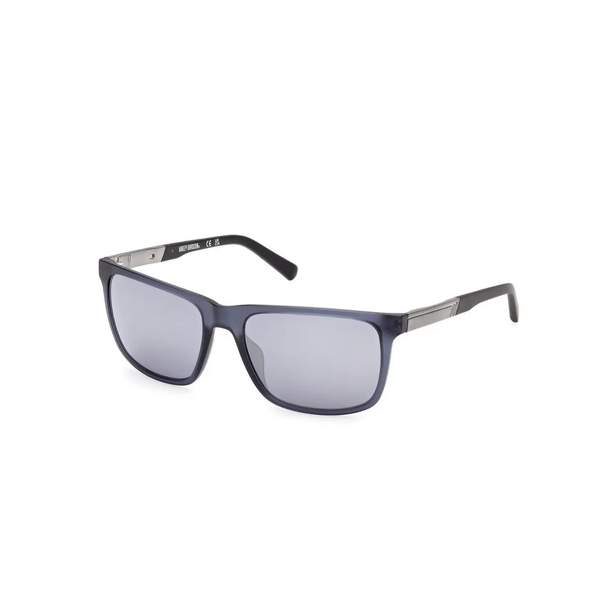 Harley-davidson HD 00020 Matte Light Blue / Black 85X Size 58 Sunglasses by Harley Davidson