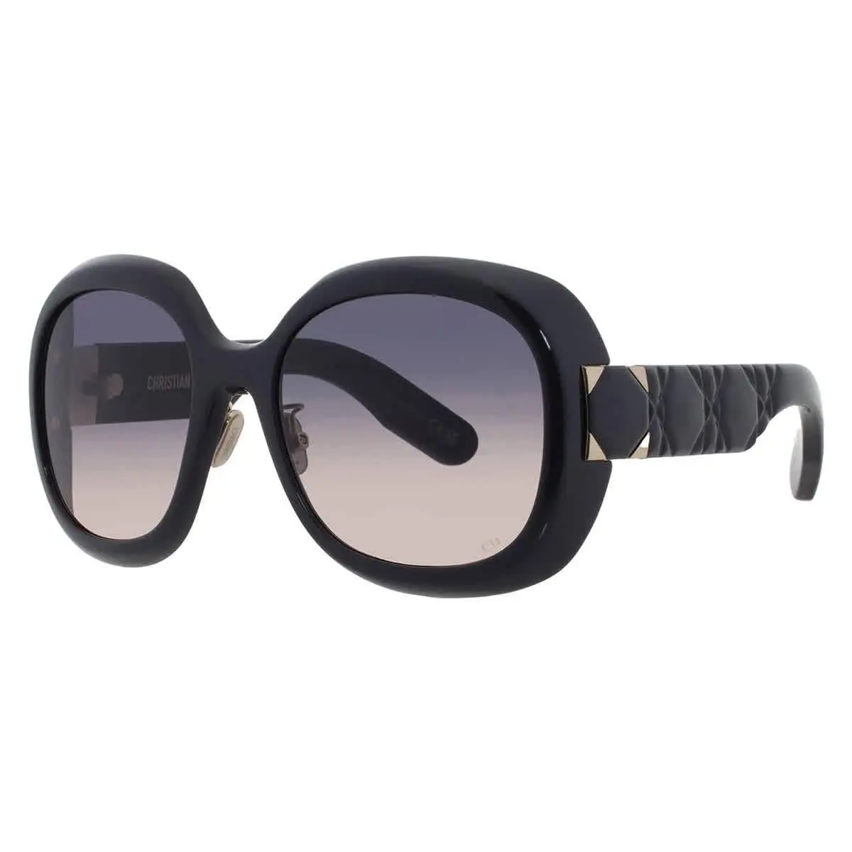 Smoke Gradient Round Ladies Sunglasses CD40114F 20B 58 CD40114F 20B 58 by Dior