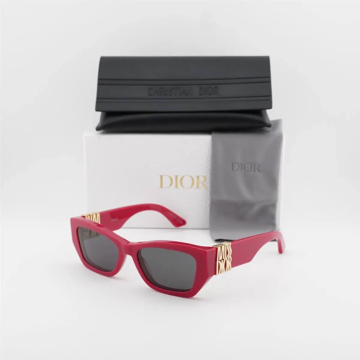 Missdior S1I 73A0 Shiny Pink/grey 55-18-140 Sunglasses by Dior