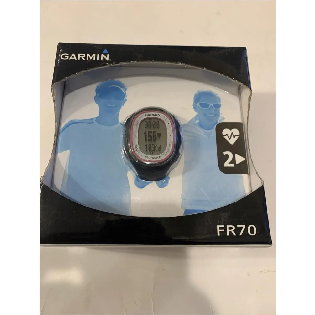 FR70 Digital Sport Fitness Watch Pink Face Lb by Garmin