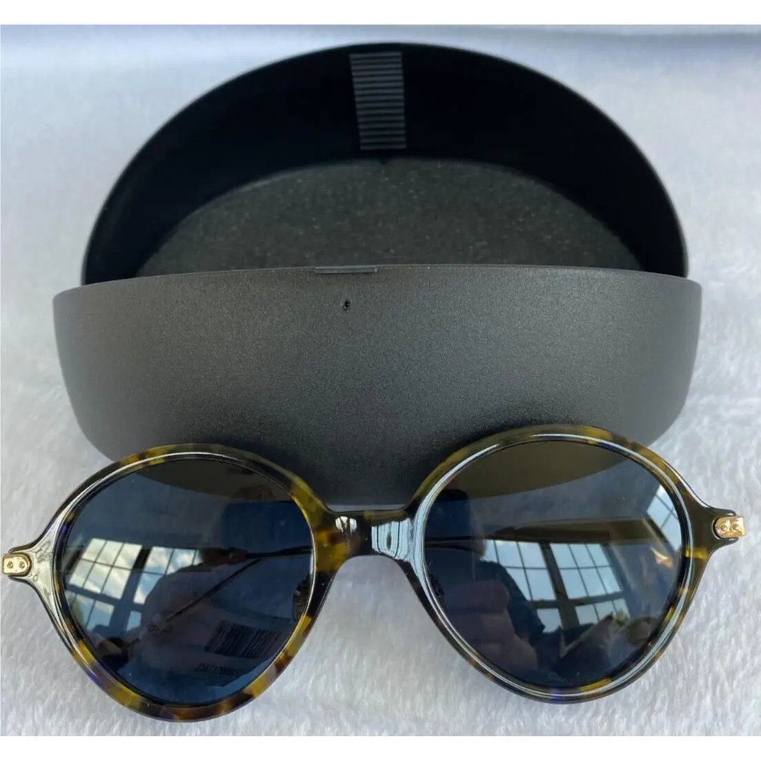 Christian  52mm Umbrage Round Brown Tortoise Shell Sunglasses by Dior