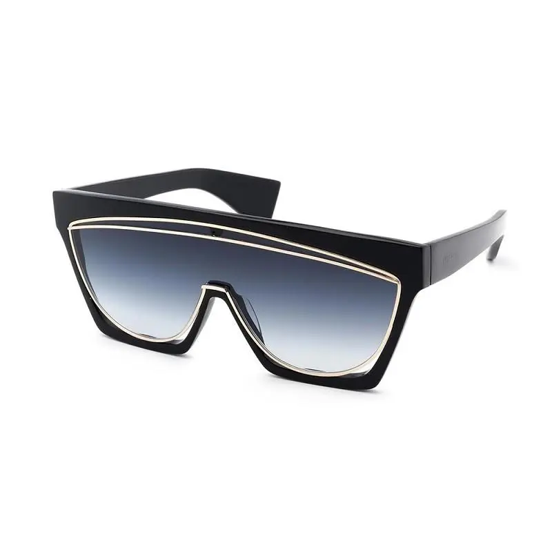LW40012I 05B Women’s Sunglasses Black Gold Smoke Gradient Lenses by Loewe
