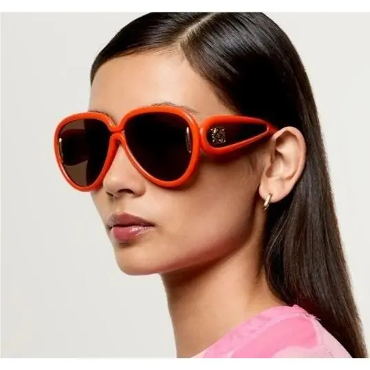 Loewe Sunglasses Orange Brown Women Eyewear Loewe LW40132I 42E