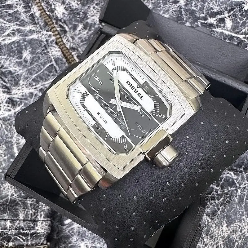Diesel Studio Mixer Black Dial Stainless Steel Bracelet Mens Watch DZ1465