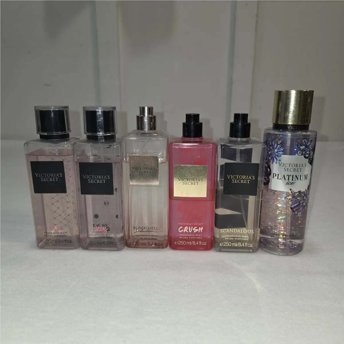 Victoria`s Secret Lot of 6 Mixed Fragrance Mist 8.4 Oz Each Read