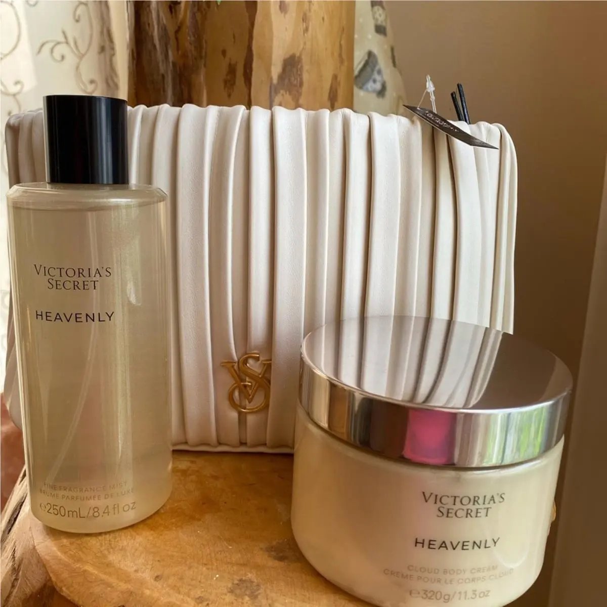 Victoria`s Secret Heavenly Fine Fragrance Mist and Cloud Body Cream Set by Victoria's Secret