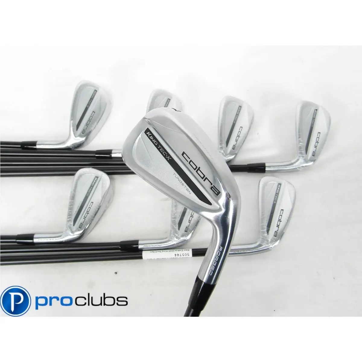 Cobra `2025 King Tec-x Irons 4-PW GW Graphite Kbs 75 Regular Flex +1/2