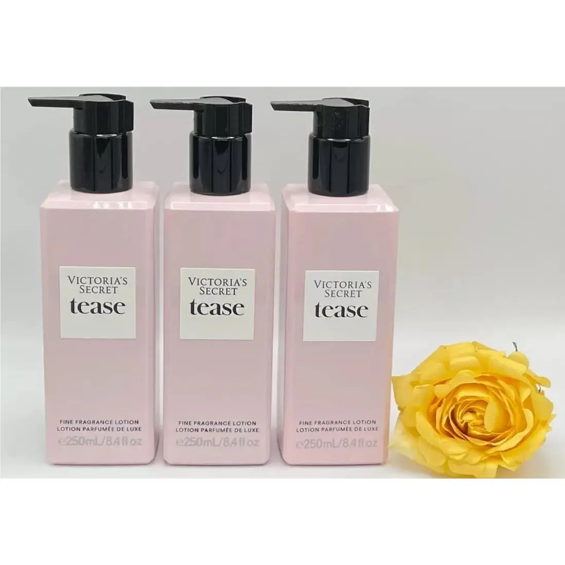 Lot of 3 Victoria’s Secret Tease Fine Fragrance Lotion 8.4 fl oz