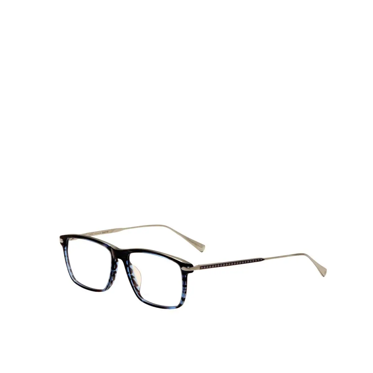 John Varvatos Men`s 55 mm Blue Horn Opticals VJV425550BLE