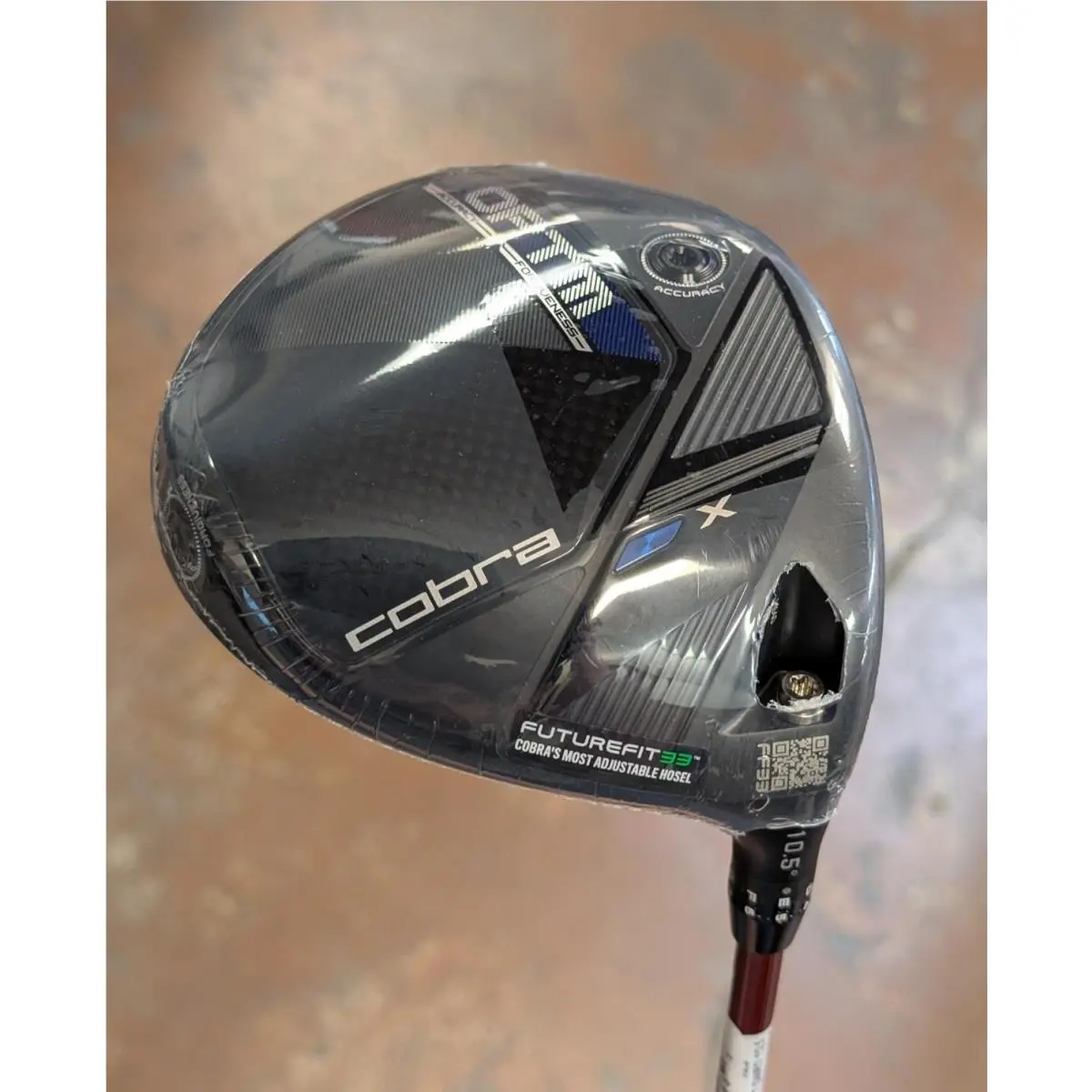 2026 Cobra Optm X Driver 10.5 Denali Red 50 6.0 Stiff-flex RH +hc