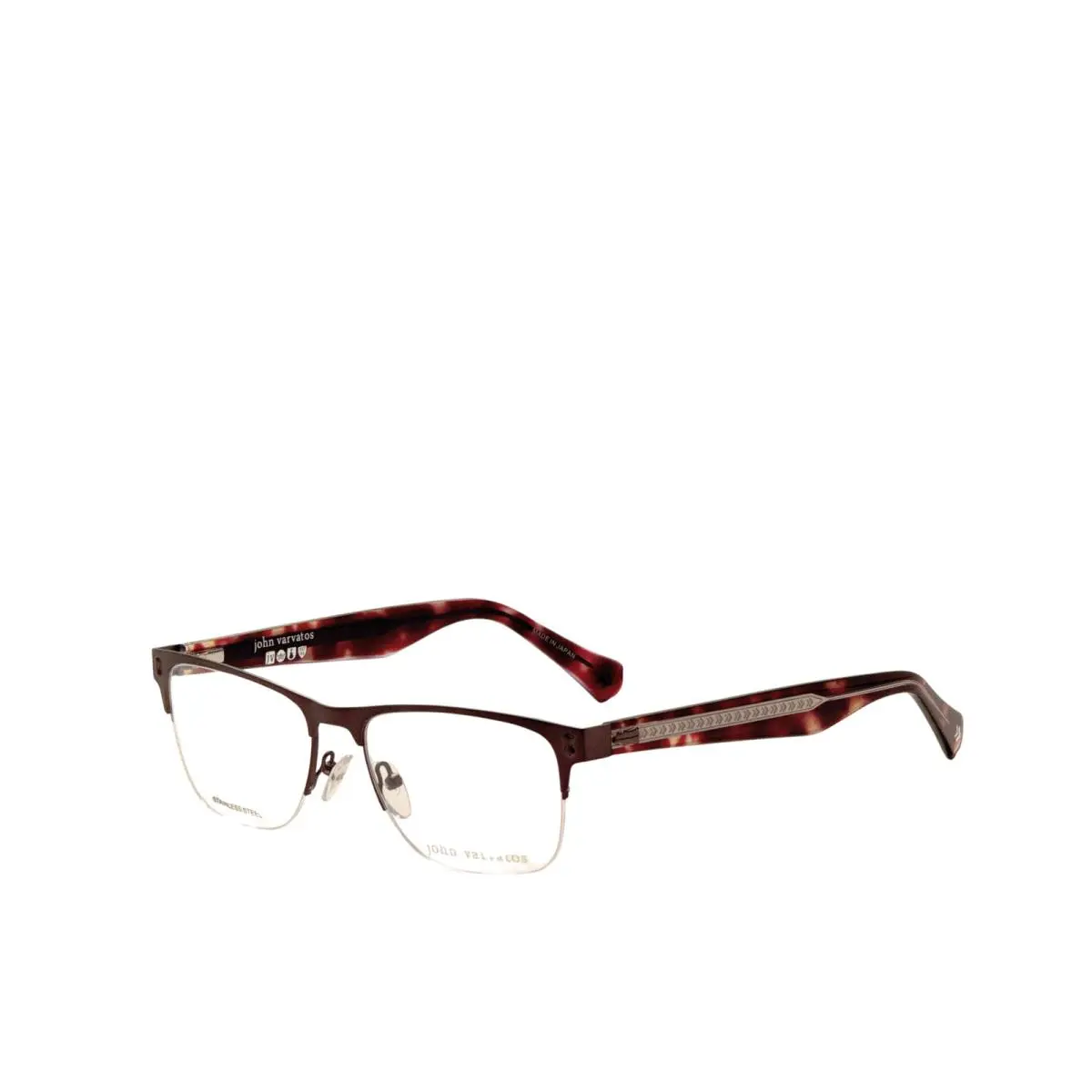 John Varvatos Men`s 54 mm Gunmetal Opticals V181540GUN