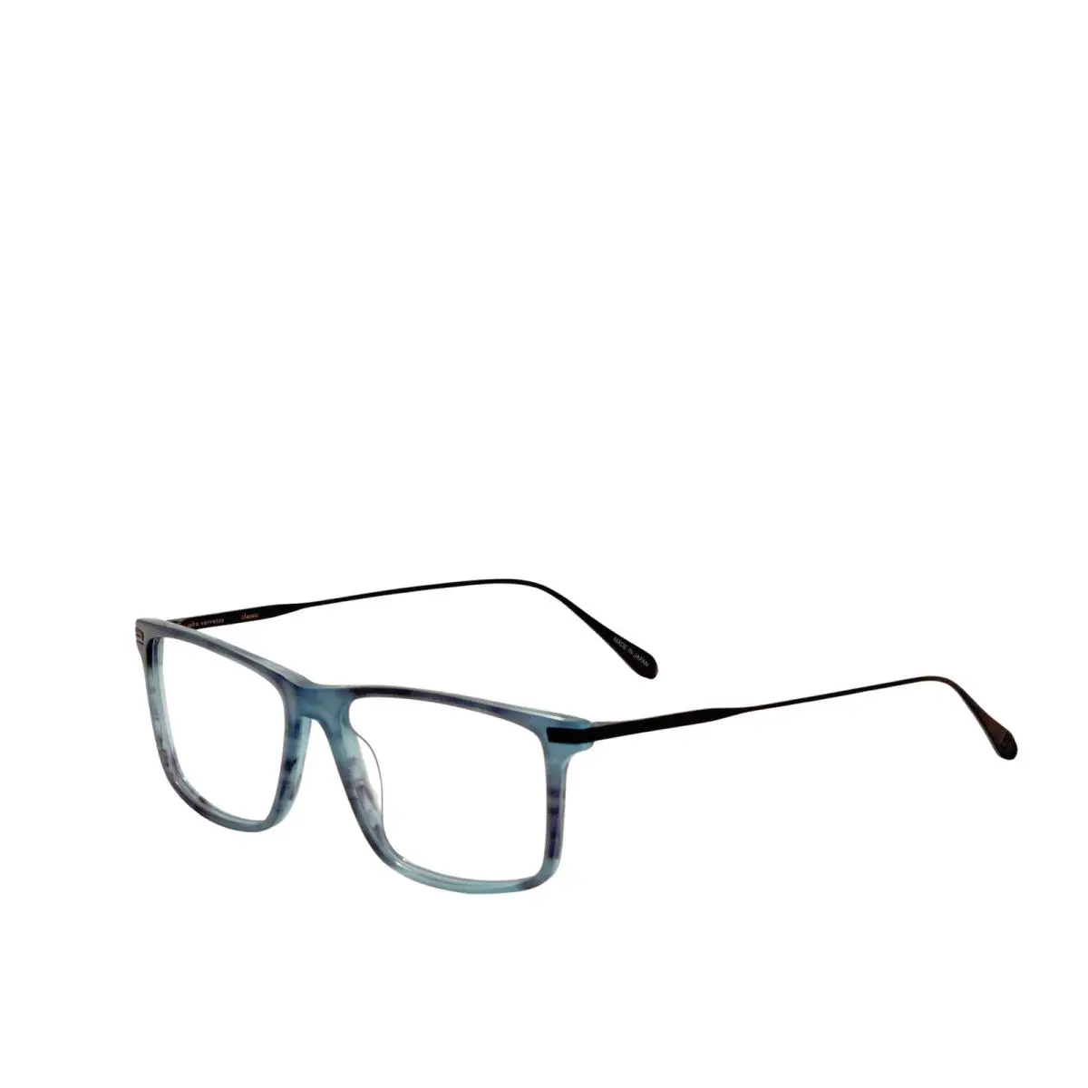 John Varvatos Men`s 56 mm Blue Horn Opticals V403560BLE