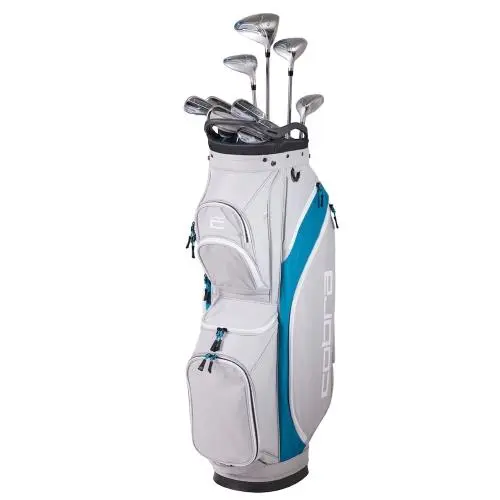 Cobra Golf Ladies Fly-xl Complete Set with Cart Bag Graphite Silver/blue