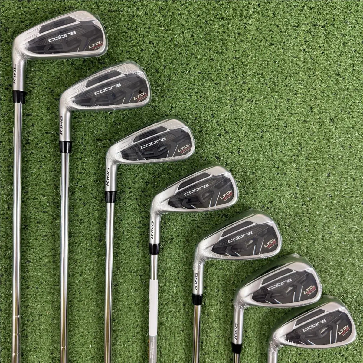 Cobra Ltdx One Length Iron Set 5-PW GW Kbs Tour Regular Flex Left Handed
