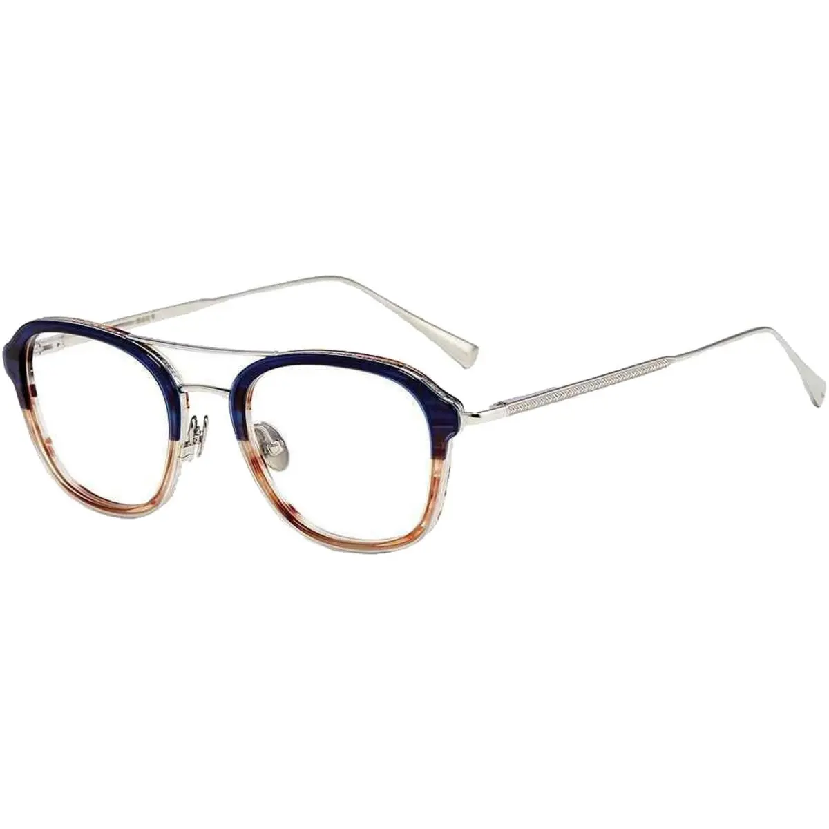 Men`s Navy Gradient Navigator Eyeglass Frames - VJV429510NAV by John Varvatos