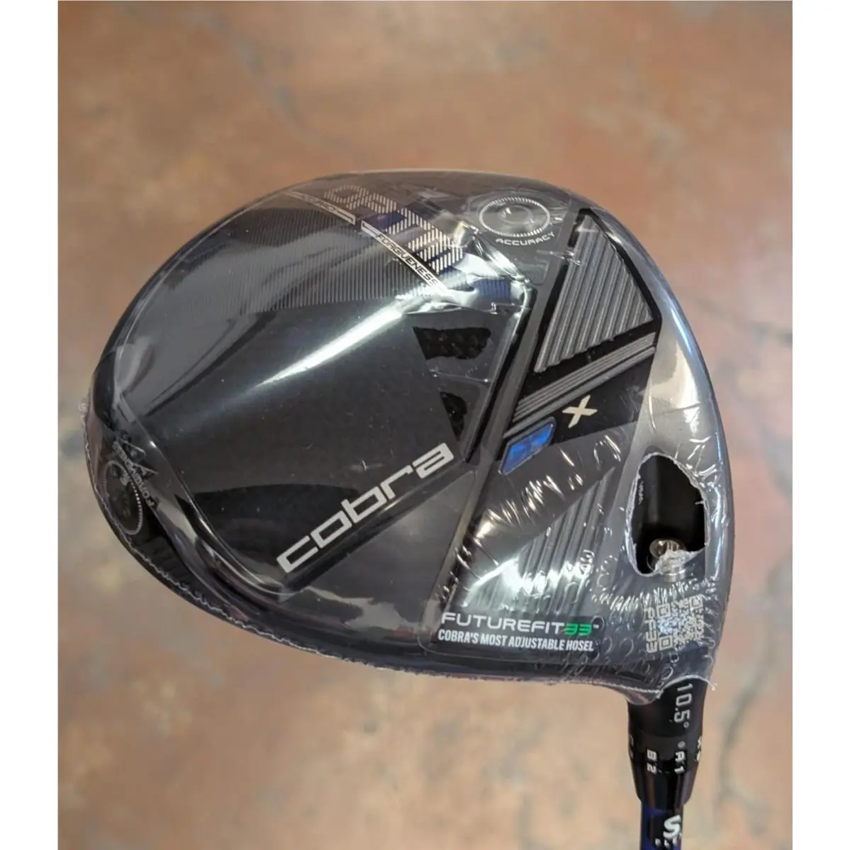 2026 Cobra Optm X Driver 10.5 Denali Frost Blue CB 60 6.0 Stiff RH +hc