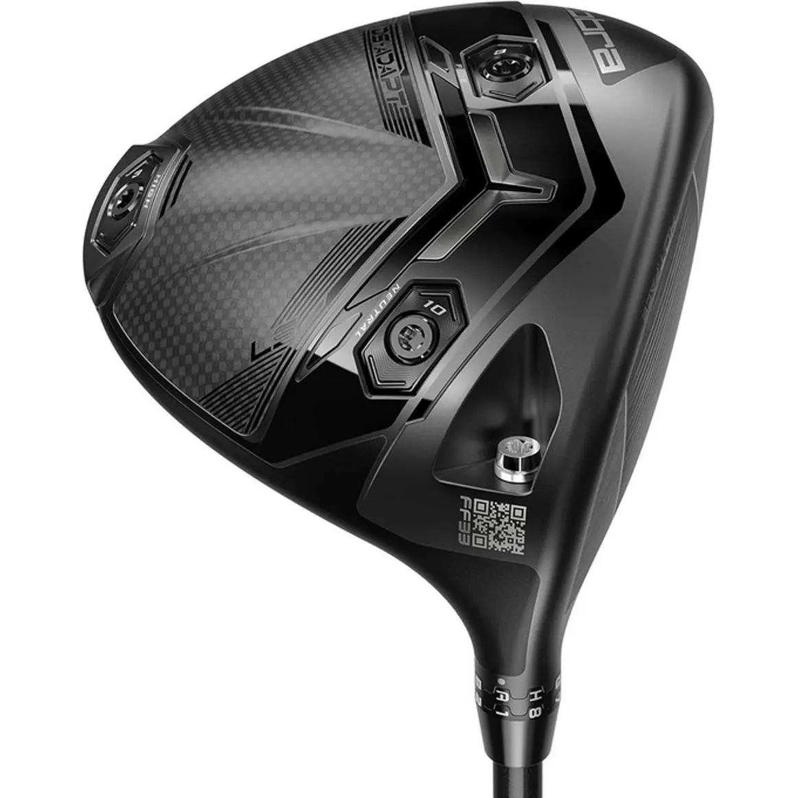 2025 Cobra Dark Speed Adapt LS 9.0 Driver Denali Black 6.5 60g X Flex - Black