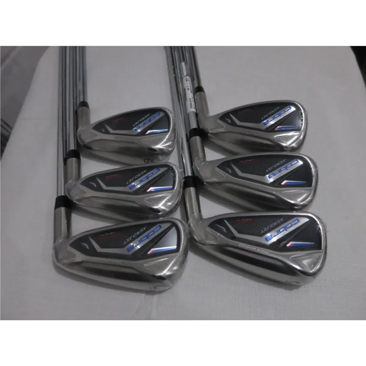 Cobra Aerojet One Length OL Iron Set - 5-PW - Kbs Tour Lite Stiff Steel