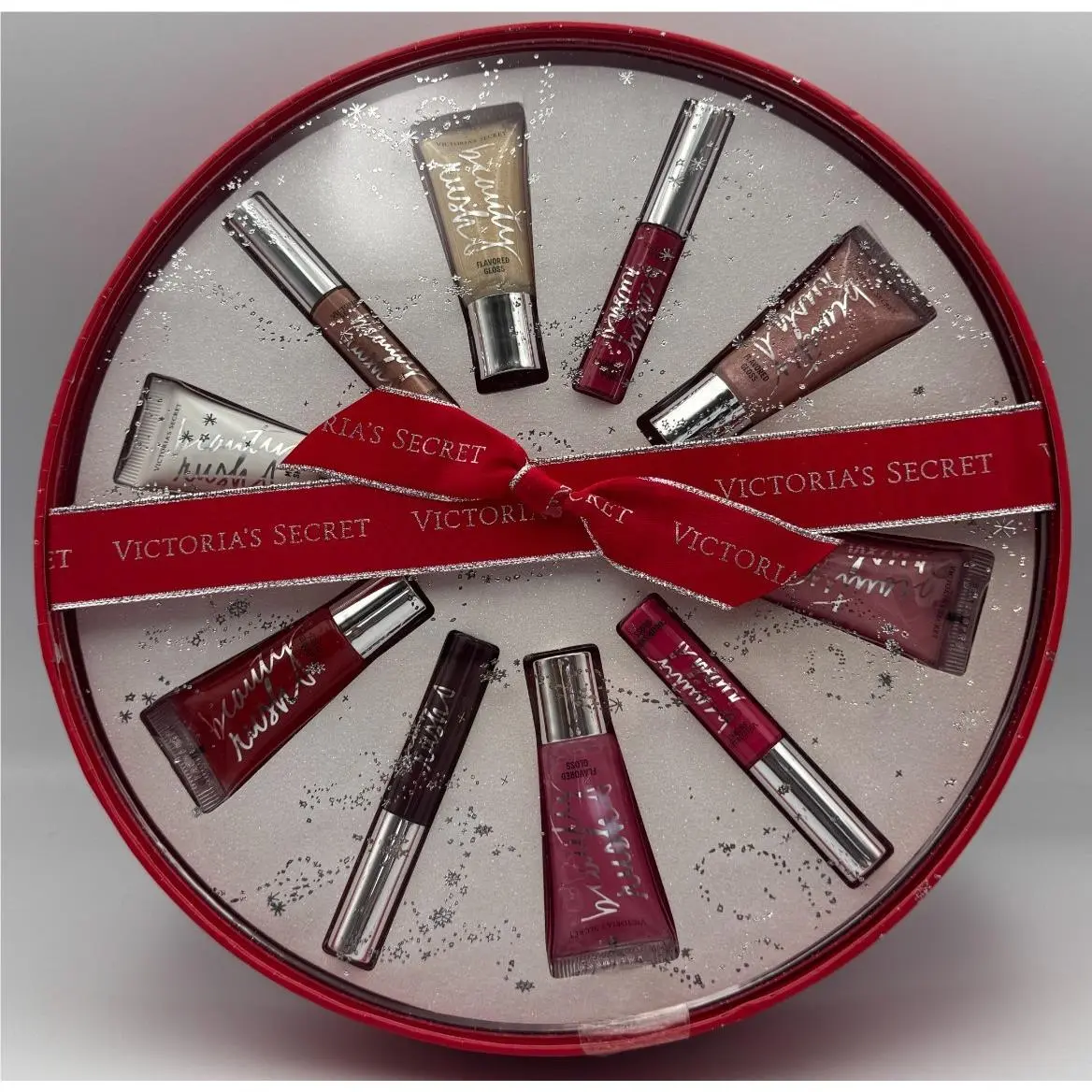 Victoria`s Secret Beauty Rush Flavored Shine Lip Gloss Gift Set 10 PC