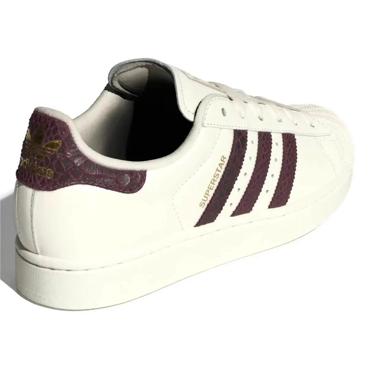 Adidas shoes - adidas Superstar - Superstar - White, Manufacturer: Off White / Maroon / Gold Metallic 10
