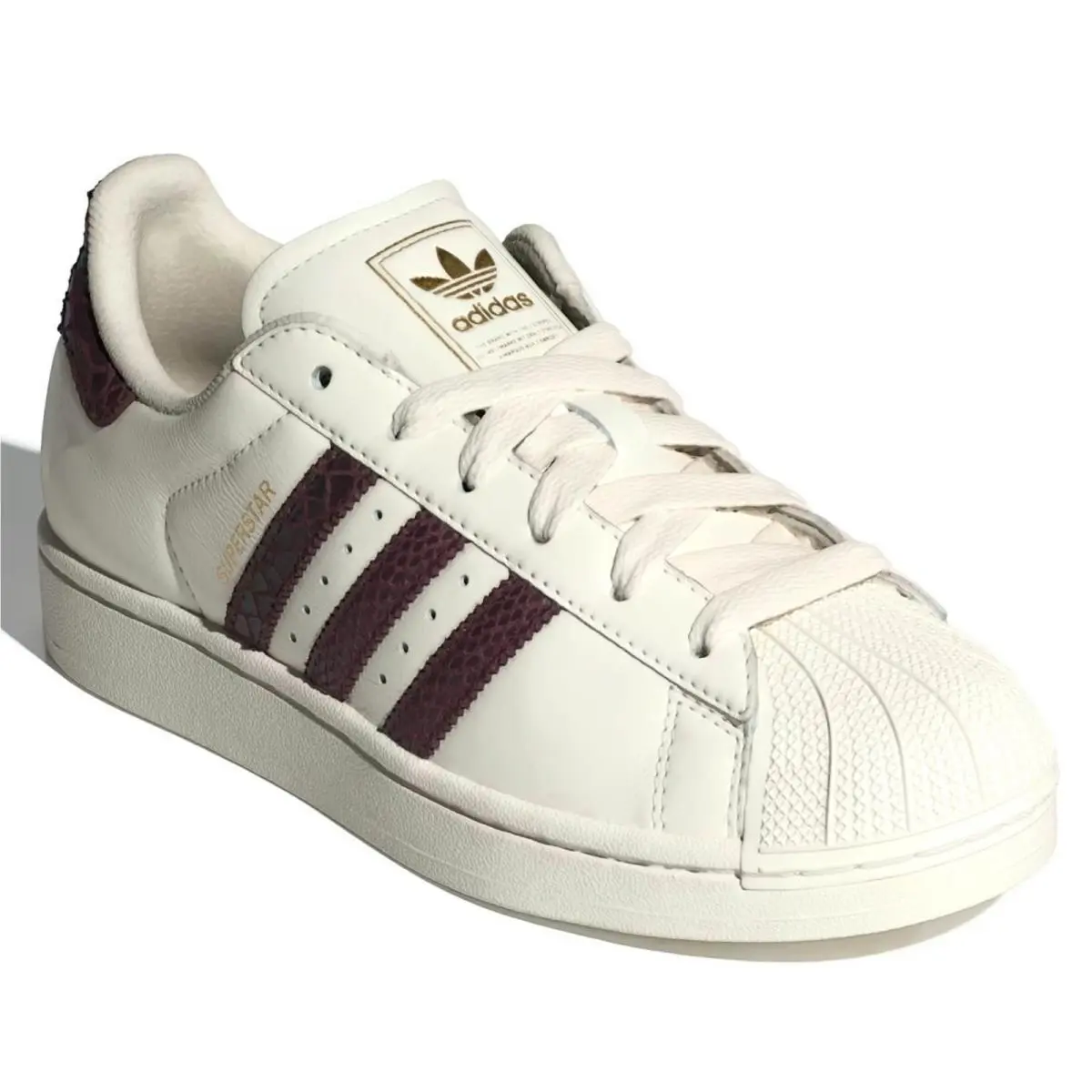Adidas shoes - adidas Superstar - Superstar - White, Manufacturer: Off White / Maroon / Gold Metallic 20