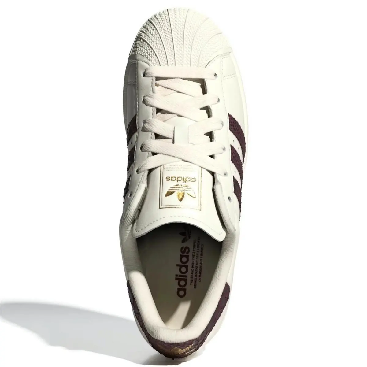 Adidas shoes - adidas Superstar - Superstar - White, Manufacturer: Off White / Maroon / Gold Metallic 22