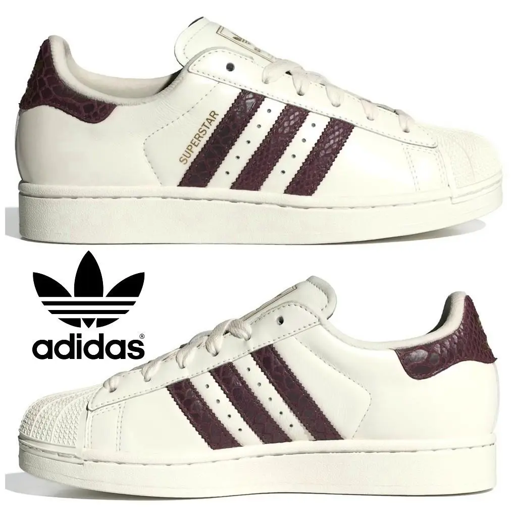 Adidas shoes - adidas Superstar - Superstar - White, Manufacturer: Off White / Maroon / Gold Metallic 26