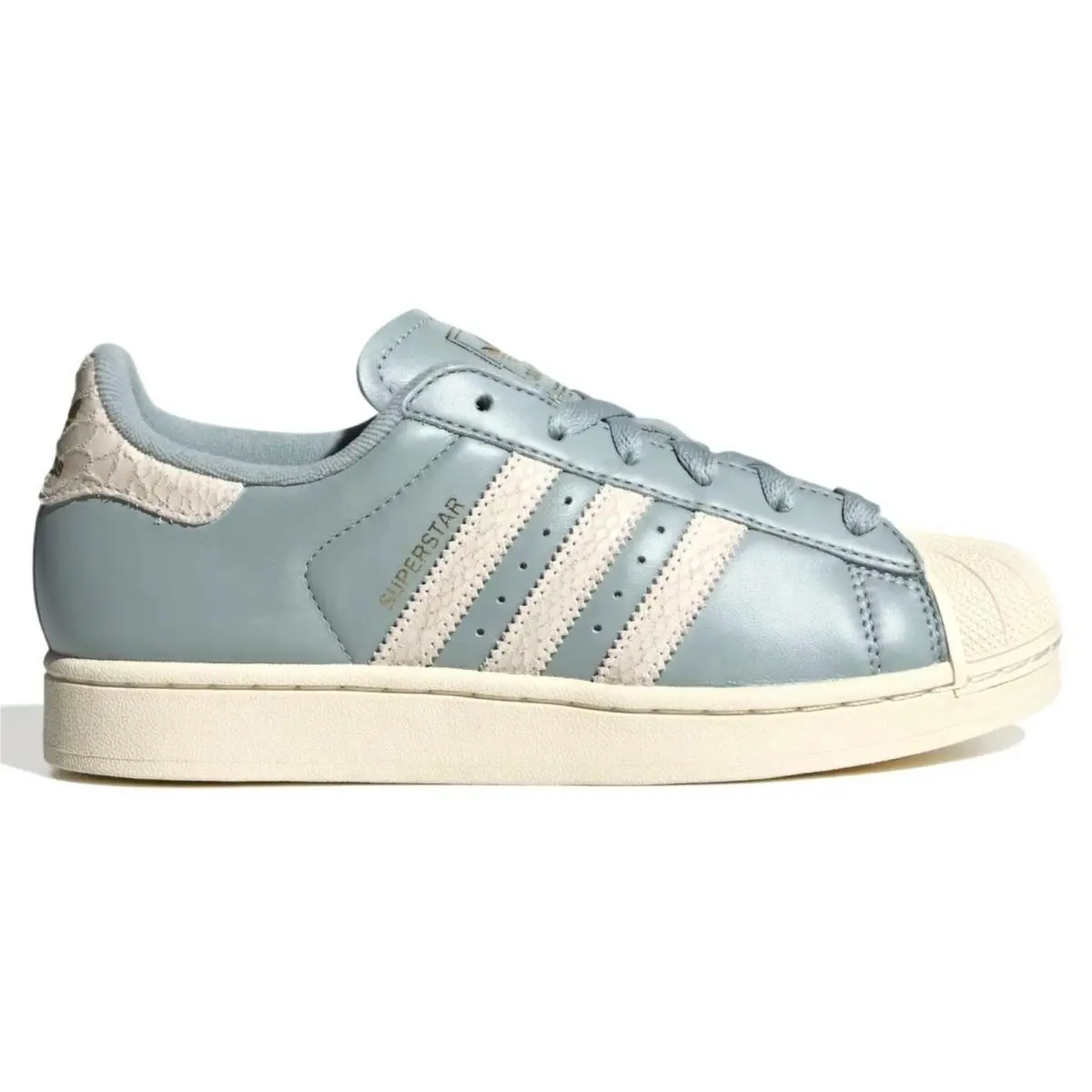 Adidas shoes - adidas Superstar - Superstar - Blue, Manufacturer: Cream White / Wonder Sage / Gold Metallic 5