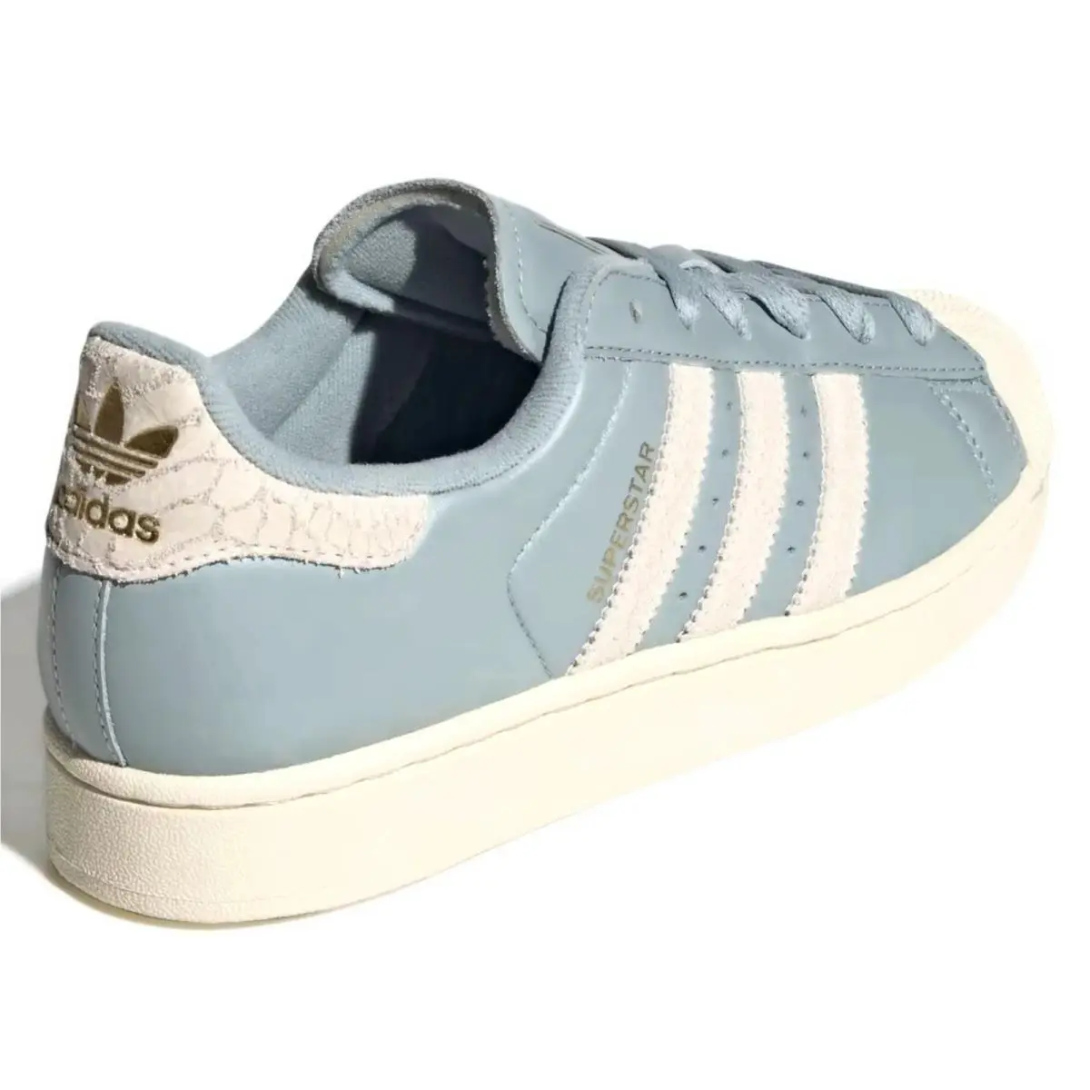 Adidas shoes - adidas Superstar - Superstar - Blue, Manufacturer: Cream White / Wonder Sage / Gold Metallic 1