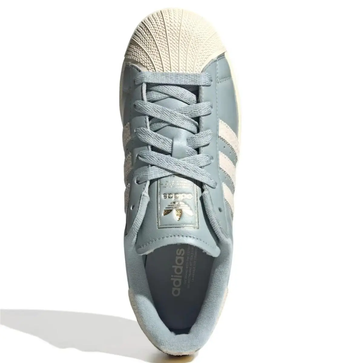 Adidas shoes - adidas Superstar - Superstar - Blue, Manufacturer: Cream White / Wonder Sage / Gold Metallic 13