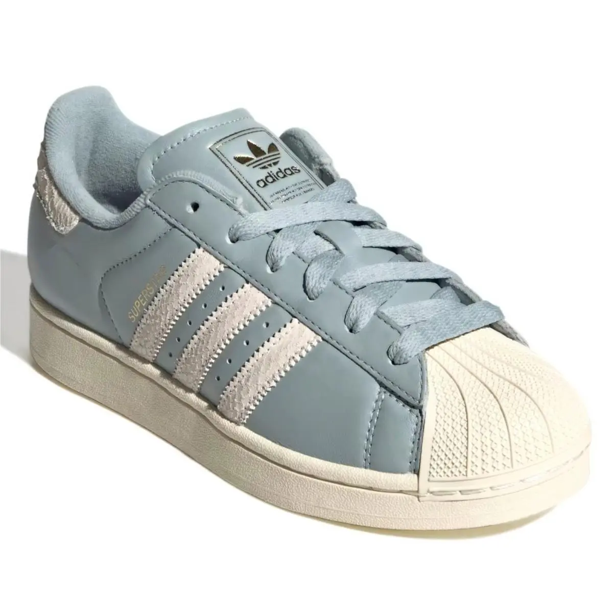 Adidas shoes - adidas Superstar - Superstar - Blue, Manufacturer: Cream White / Wonder Sage / Gold Metallic 20