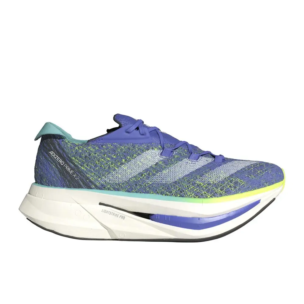 Adidas Adizero Prime X2 Strung Running Mens Blue Sneakers Athletic Shoes IF1209 - Blue