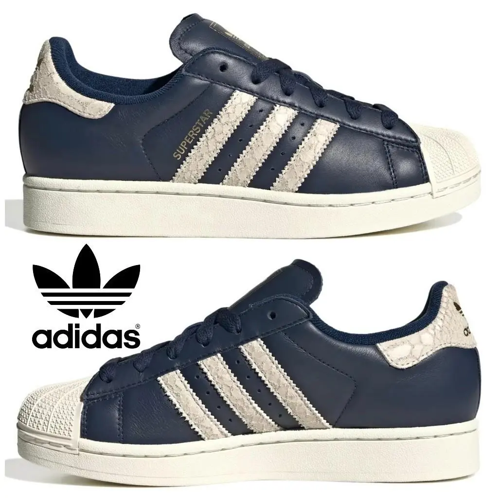 Adidas shoes - adidas Superstar - Superstar - Blue, Manufacturer: Night Indigo / Off White / Gold Metallic 17