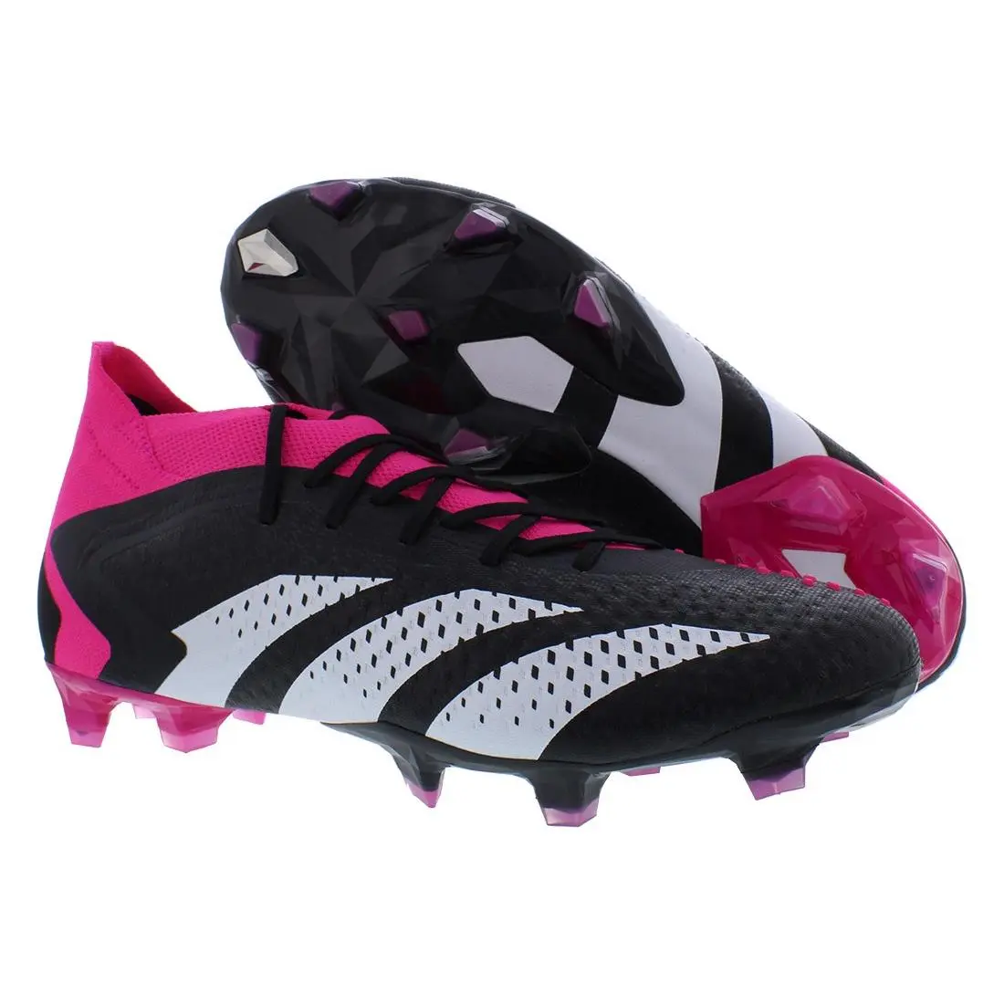 Adidas shoes - Core Black/Cloud White/Team Shock Pink, Main: Black 4