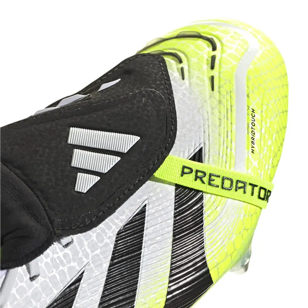 Adidas shoes - adidas Predator Elite FoldOver Tongue Soft Ground - JI1087 - White, Yellow 12