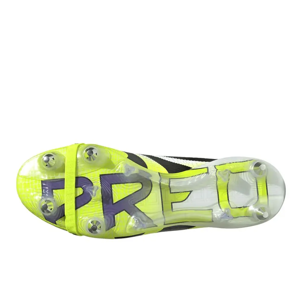 Adidas shoes - adidas Predator Elite FoldOver Tongue Soft Ground - JI1087 - White, Yellow 11