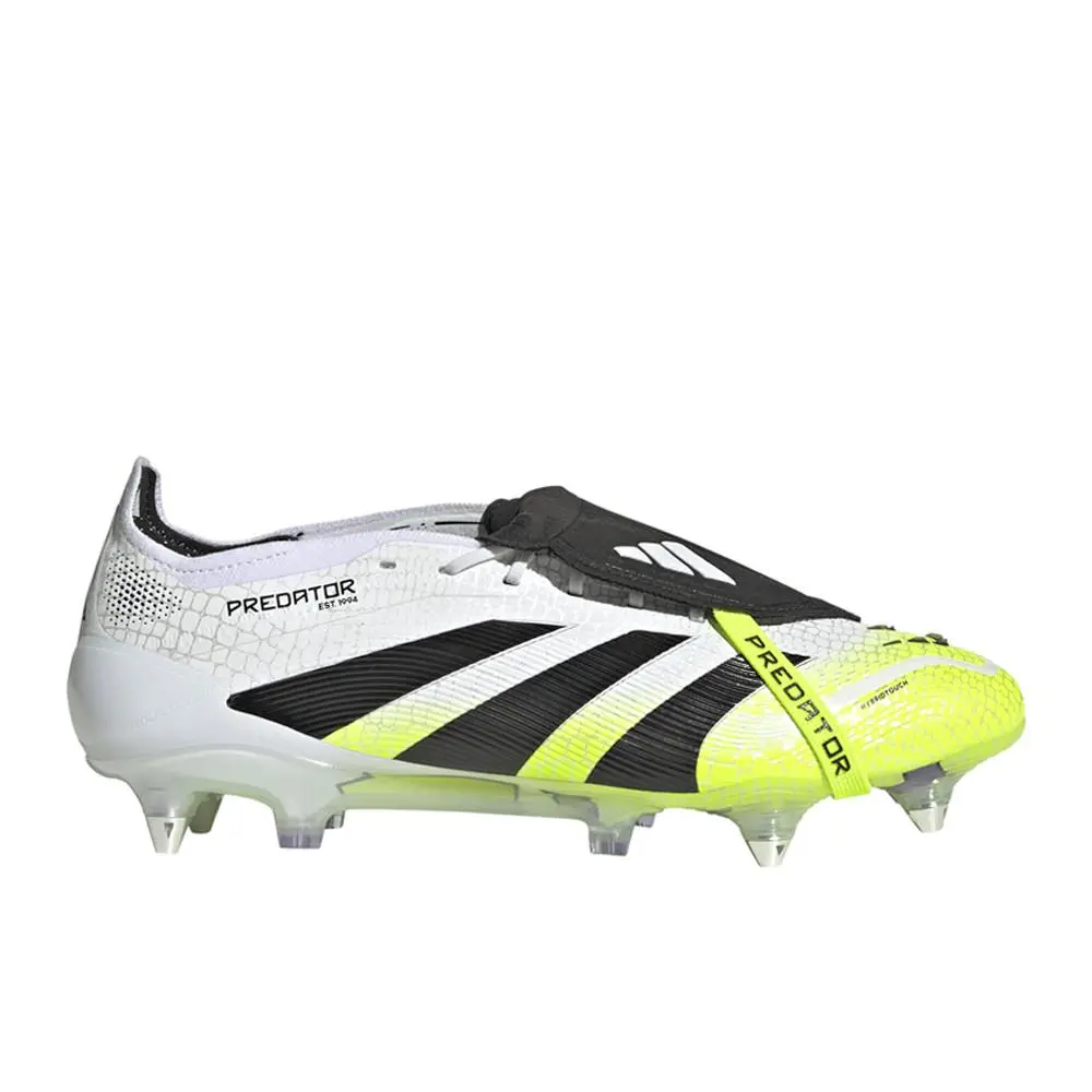 Adidas shoes - adidas Predator Elite FoldOver Tongue Soft Ground - JI1087 - White, Yellow 7