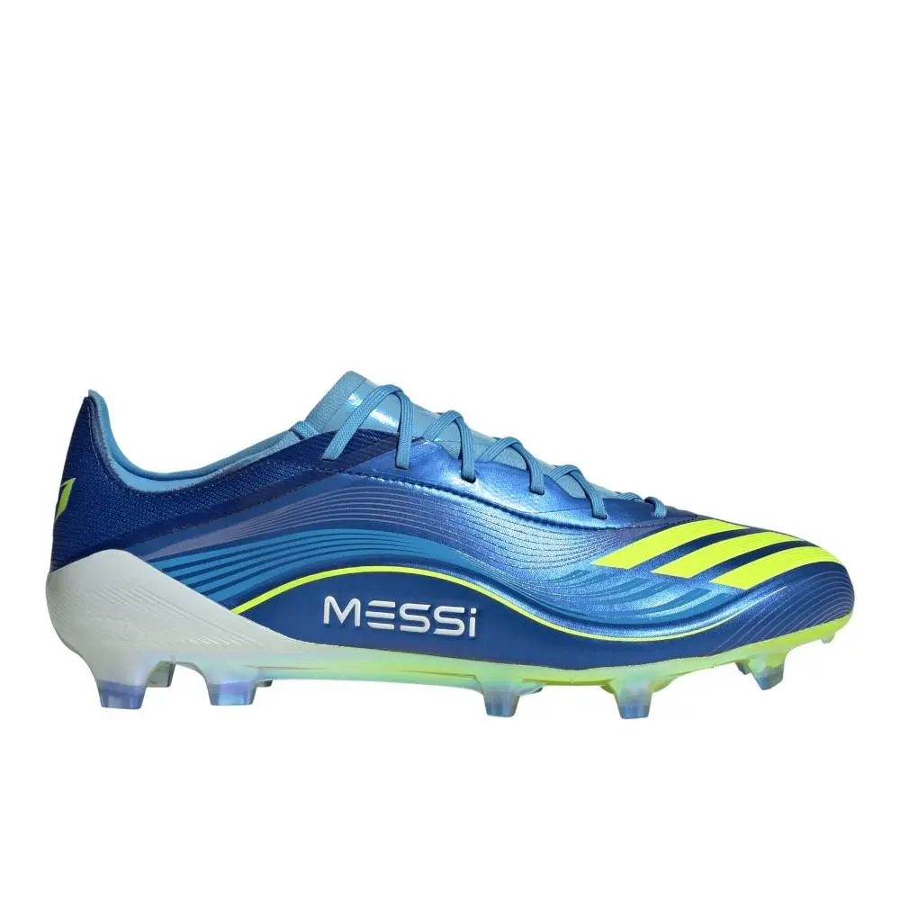 Adidas F50 Messi Elite Firm Ground Soccer Cleats Mens Blue Sneakers Athletic Sho