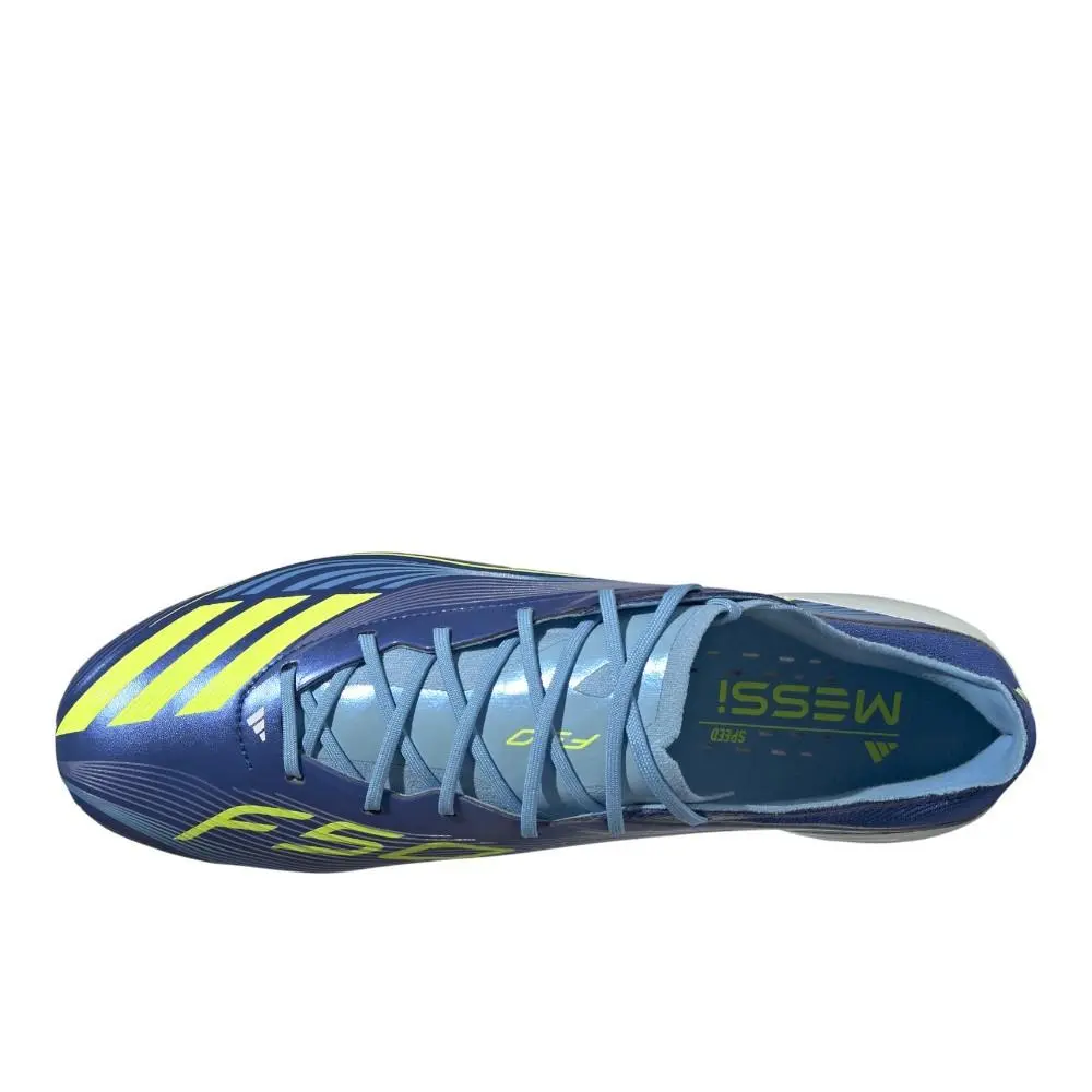 Adidas shoes - adidas F50 Messi Elite Firm Ground Soccer Cleats - JP7435 - Blue 2