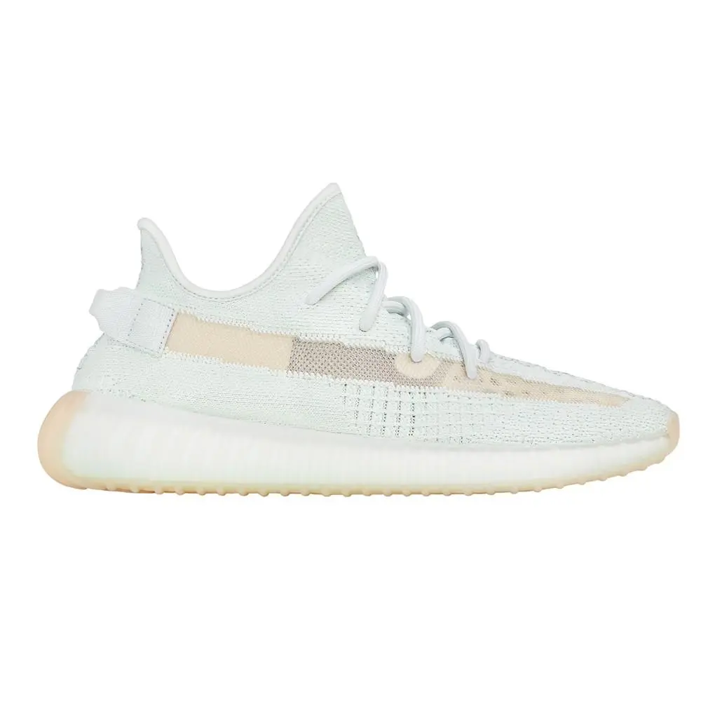 Adidas Yeezy Boost 350 V2 Lace Up Mens Off White Sneakers Casual Shoes EG7491