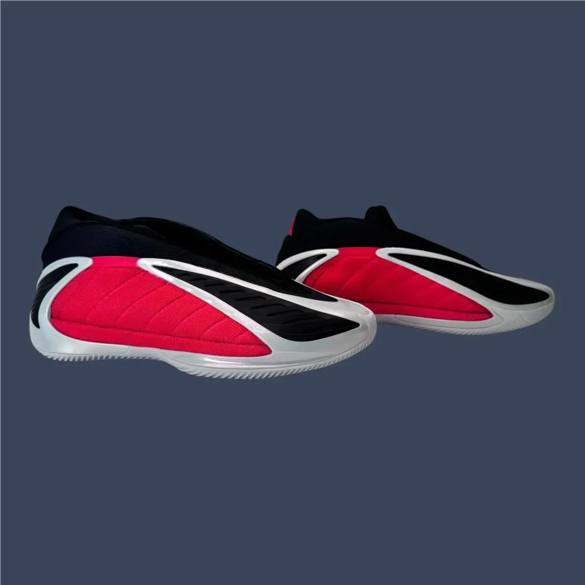 Adidas shoes - Adidas Anthony Edwards 2 Silver Metallic/Pure Ruby/Core Black | 12