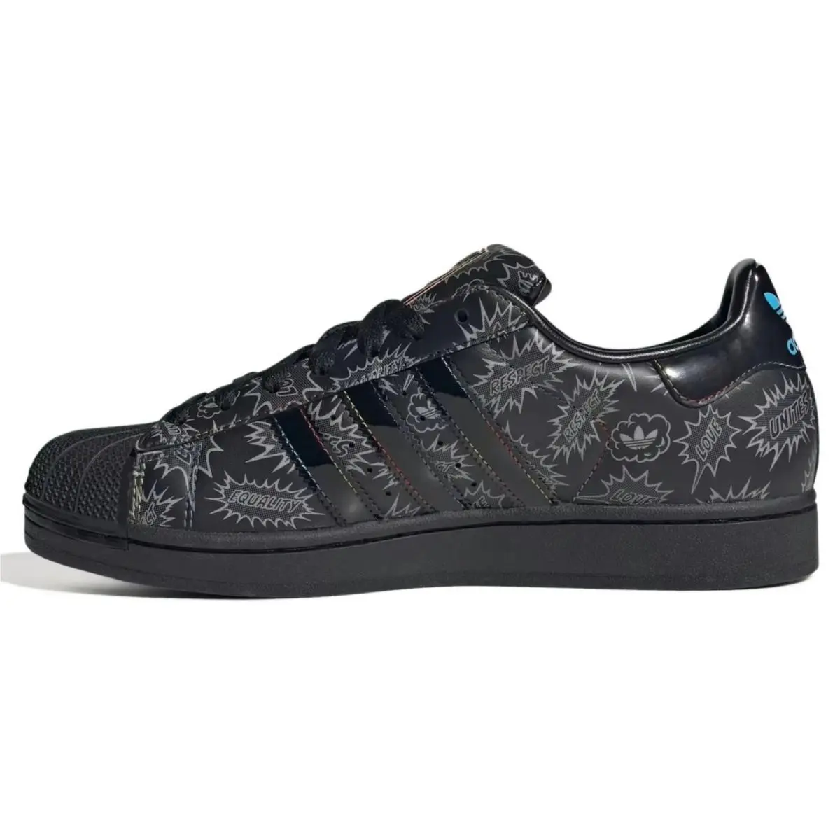 Adidas shoes - adidas Superstar - Superstar - Black, Manufacturer: Core Black / Supplier Colour / Lucid Aquamarine 4